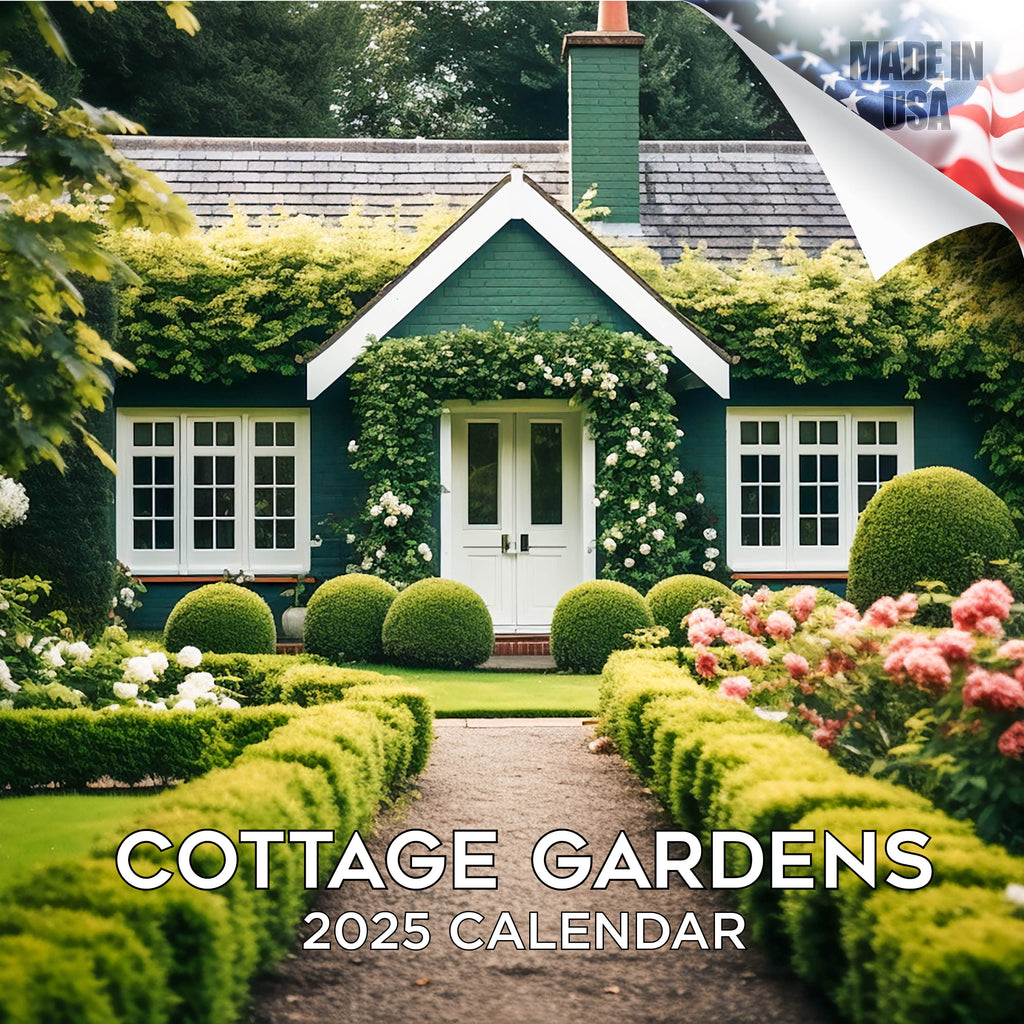 Cottage Gardens Wall Calendar 2025