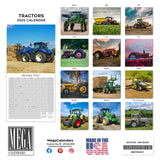 Tractors Wall Calendar 2025