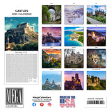 Castles Wall Calendar 2025