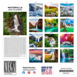 Waterfalls Wall Calendar 2025