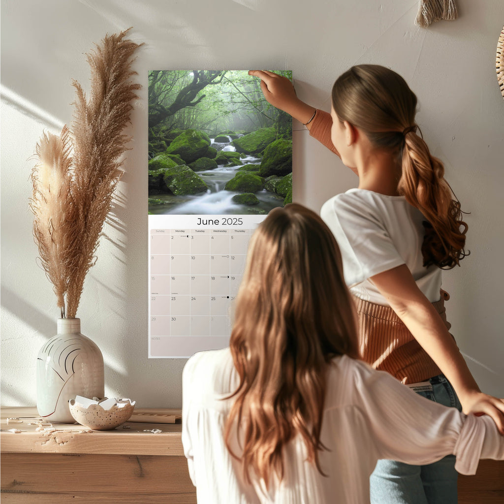 Seasons Wall Calendar 2025