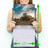 Tractors Wall Calendar 2025