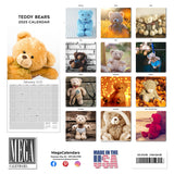 Teddy Bears Wall Calendar 2025