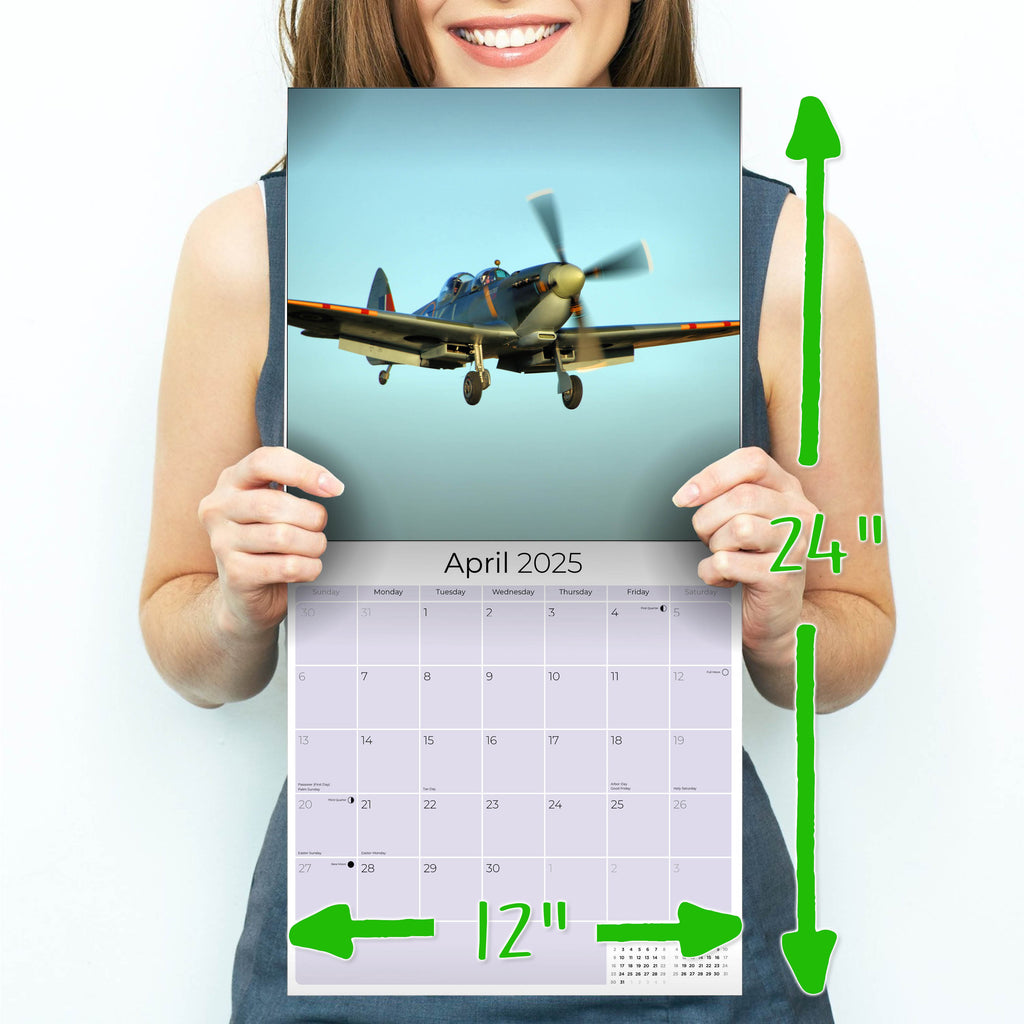 Spitfires Wall Calendar 2025