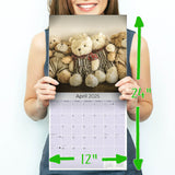 Teddy Bears Wall Calendar 2025