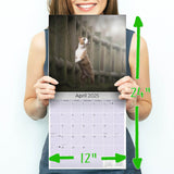 Staffordshire Bull Terrier Wall Calendar 2025