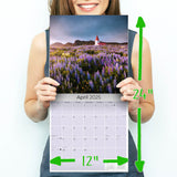 Seasons Wall Calendar 2025