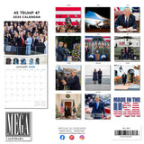 Donald J Trump 45/47 Wall Calendar 2025