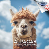 Alpacas Wall Calendar 2025