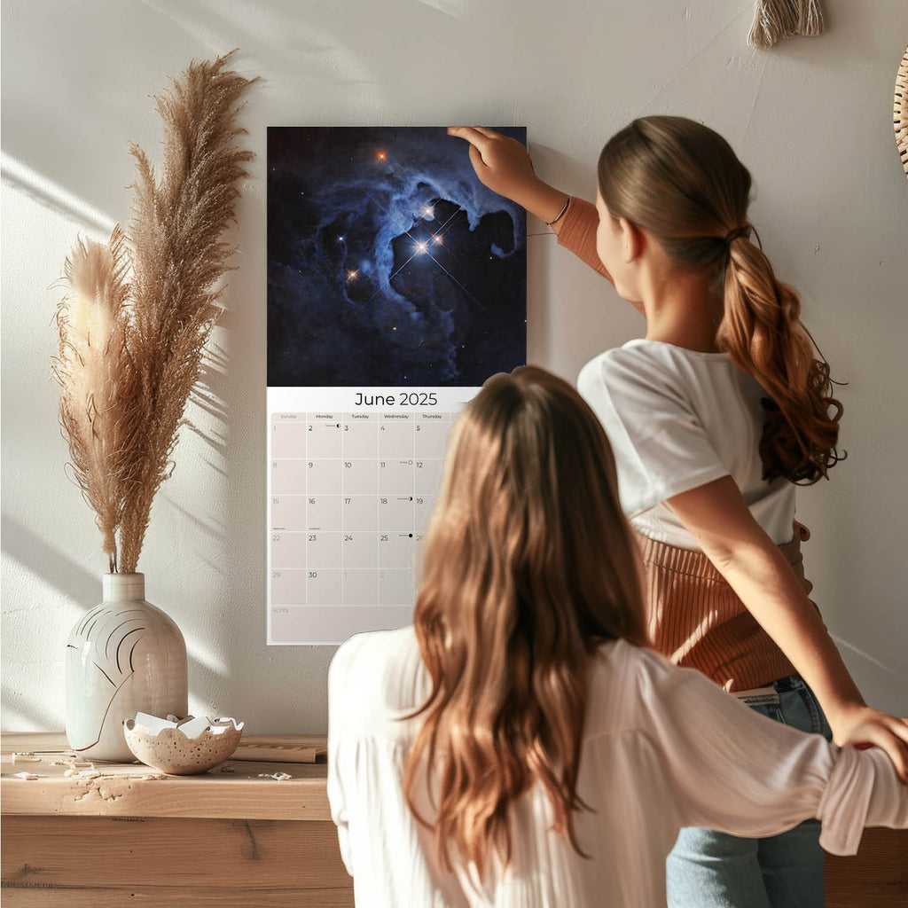 Hubble Exploration Wall Calendar 2025