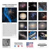 Hubble Exploration Wall Calendar 2025