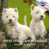 West Highland Terrier Wall Calendar 2025