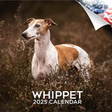 Whippet Wall Calendar 2025