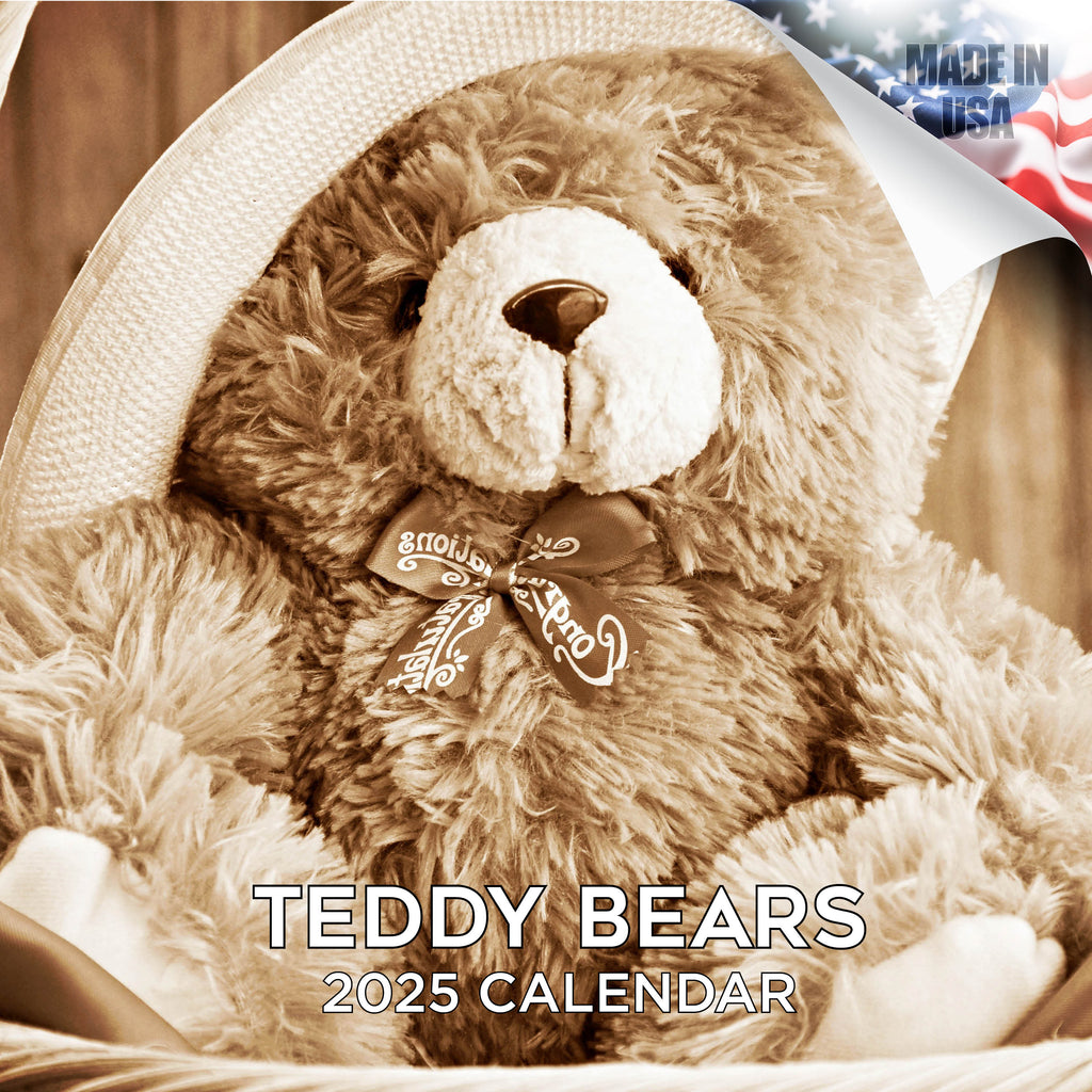 Teddy Bears Wall Calendar 2025