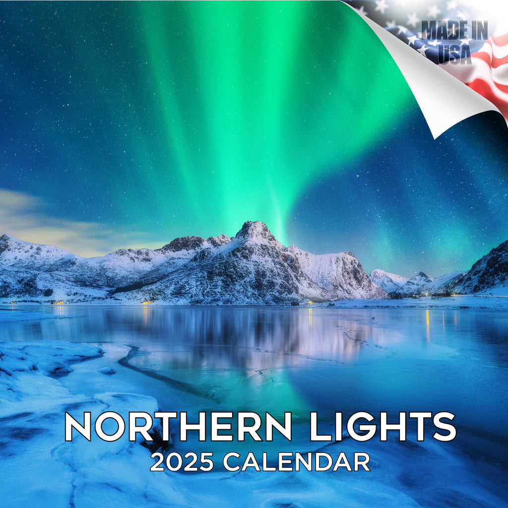 Northern Lights Wall Calendar 2025