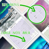 Northern Lights Wall Calendar 2025