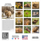 Capybara Calendar 2025