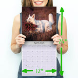 White Shepherd Wall Calendar 2025